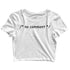 Coding Nerd Engineering CODE IS CLEAN MIND IS DIRTY Custom Printed Graphic Design Crop Top T-Shirt for Women